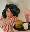 Ruby's Diner three-dimensional restaurant sign