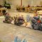 Foam replica of a coral garden at Georgia Aquarium